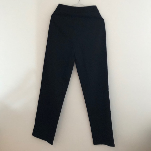 NWOT|Black Straight Wide Leg Pants - Picture 3 of 4